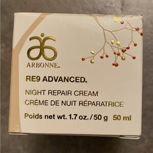 Arbonne RE9 Advanced Night Repair Cream 1.7.oz